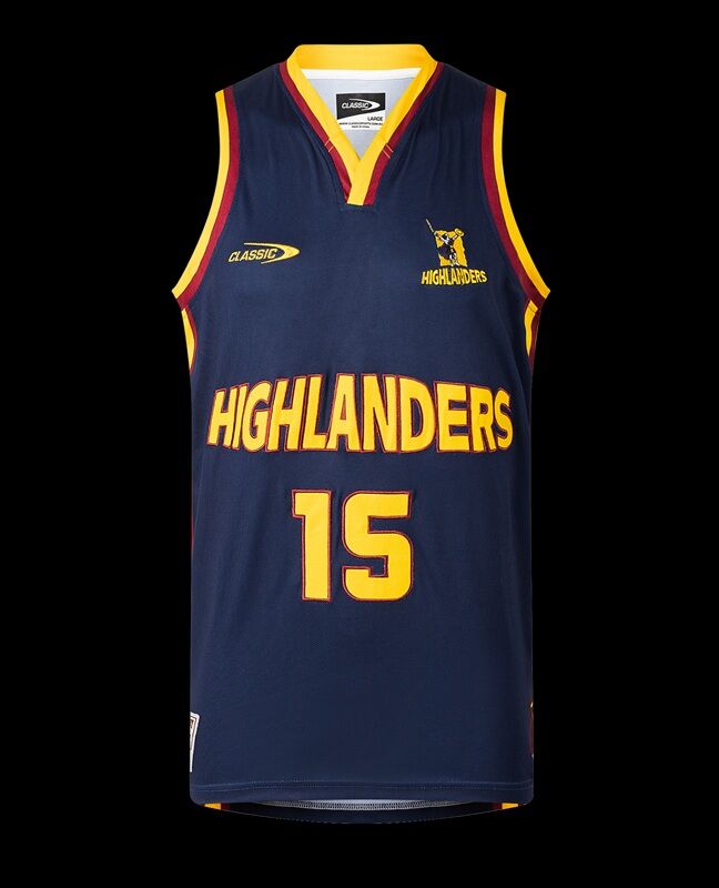 Otago Highlanders 2026 Super Rugby Classic Basketball Singlet Sizes S-3XL!