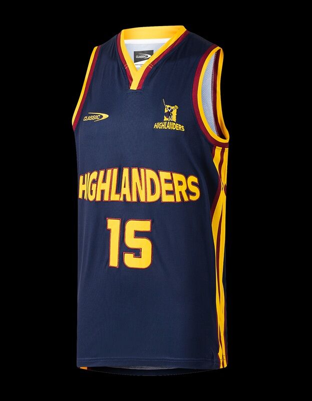 Otago Highlanders 2026 Super Rugby Classic Basketball Singlet Sizes S-3XL!