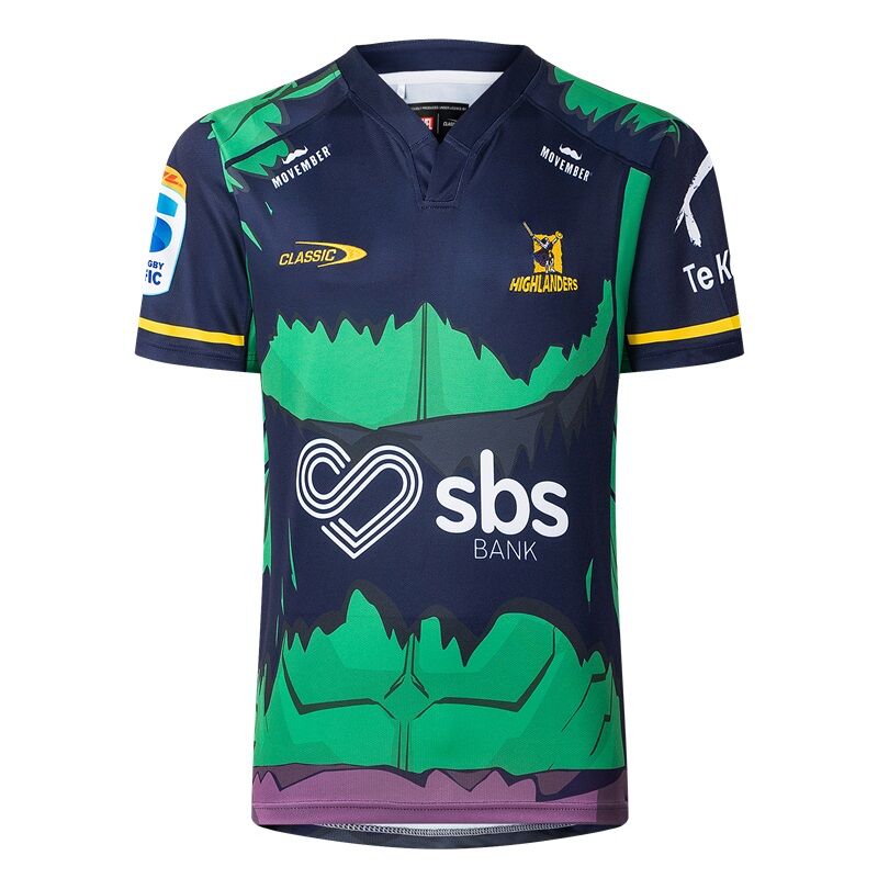Otago Highlanders 2025 Marvel Super Rugby Classic The Hulk Jersey Sizes S-7XL!