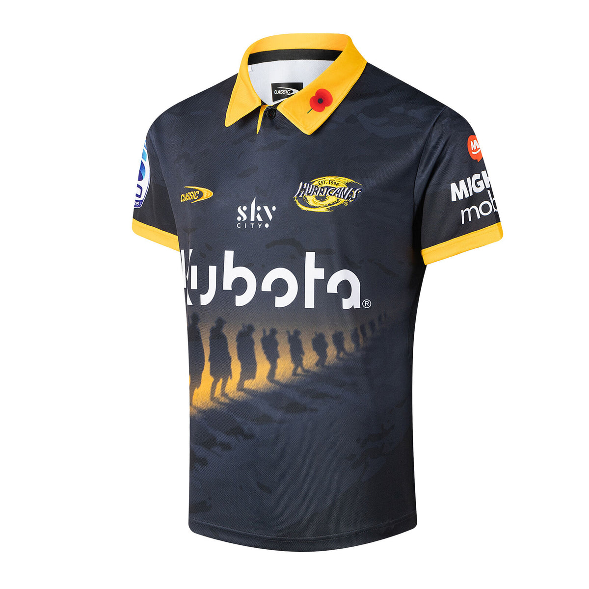 Wellington Hurricanes 2026 Super Rugby Classic ANZAC Jersey Sizes S-7XL!