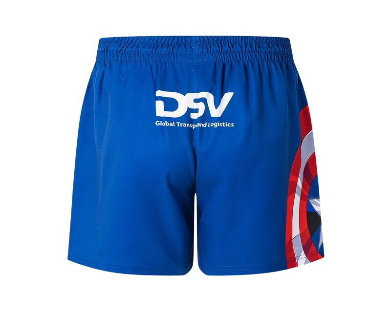 Hurricanes 2025 Marvel Super Rugby Captain America Playing Shorts Sizes S-7XL!