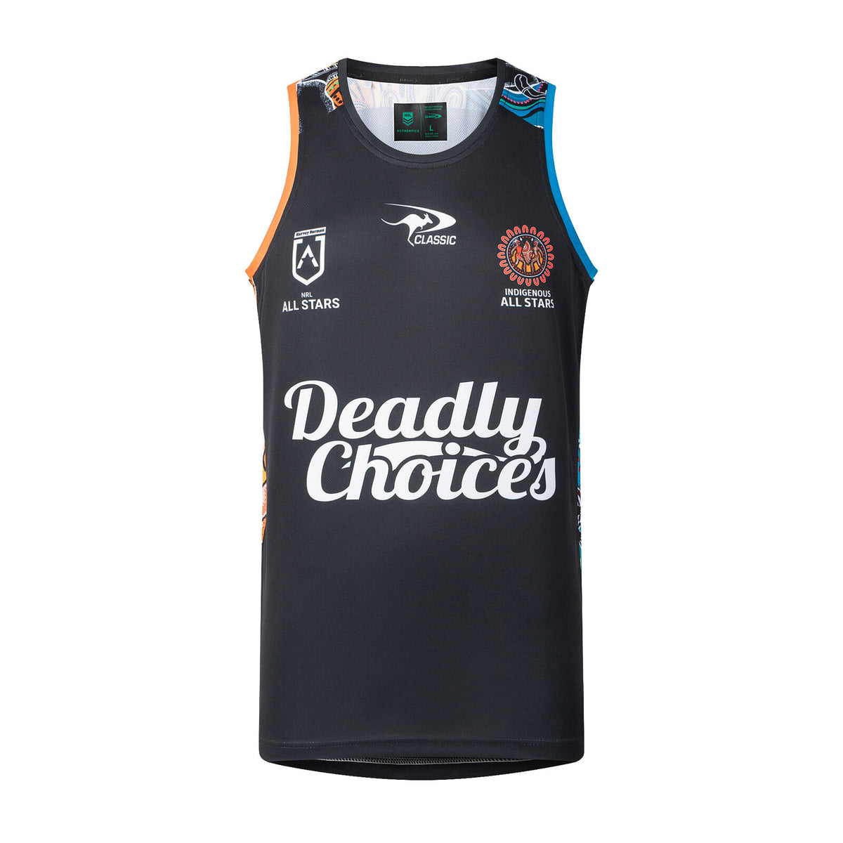 IAS Indigenous All Stars 2026 Players Training Singlet Sizes S-7XL!