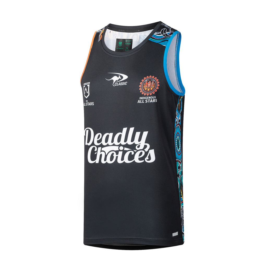 IAS Indigenous All Stars 2026 Players Training Singlet Sizes S-7XL!