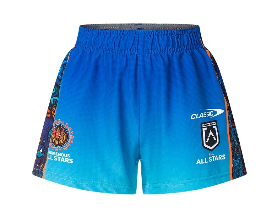 IAS Indigenous All Stars 2025 Players Home Shorts Sizes S-7XL!