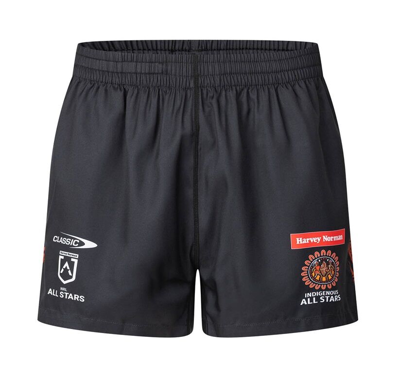IAS Indigenous All Stars 2025 Performance Gym Shorts Sizes S-7XL!