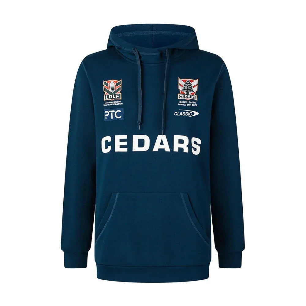 Lebanon Cedars Rugby League 2026 RLWC Players Hoodie Adult Sizes XS-3XL!
