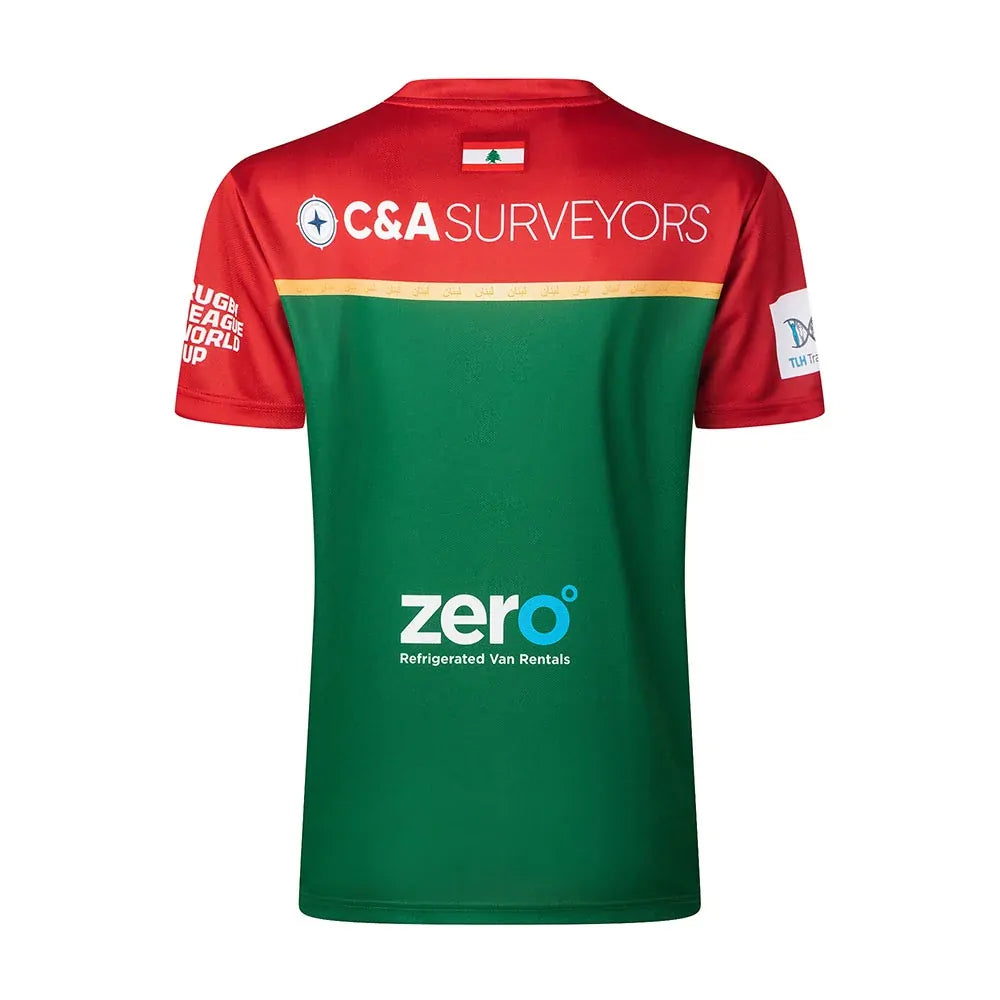 Lebanon Cedars Rugby League 2026 RLWC Home Jersey Adult Sizes S-7XL!