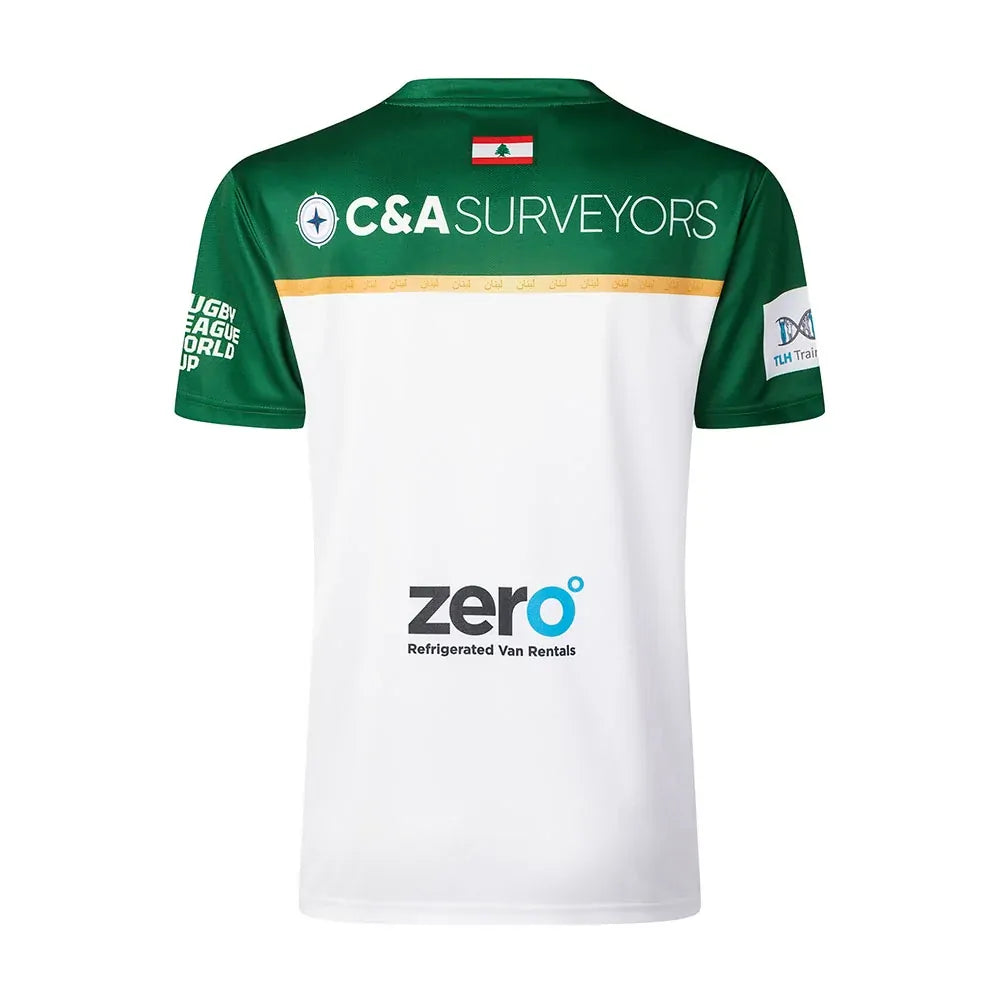 Lebanon Cedars Rugby League 2026 RLWC Away Jersey Adult Sizes S-2XL!