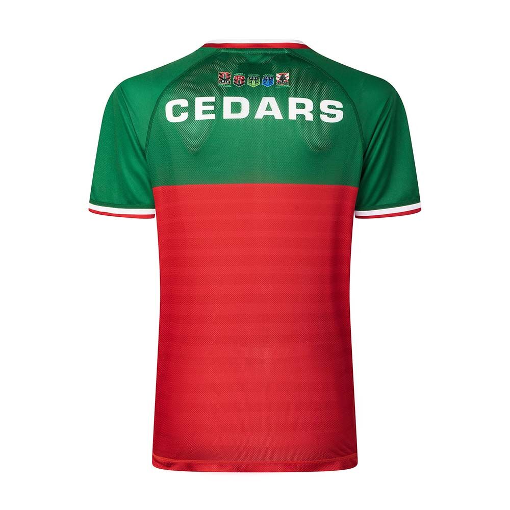 Lebanon Cedars Rugby League 2026 RLWC Training T Shirt Kid Sizes 8-14!