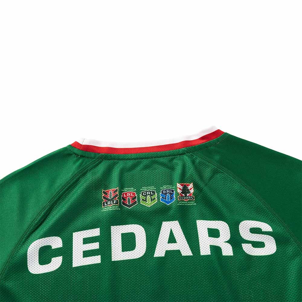 Lebanon Cedars Rugby League 2026 RLWC Training T Shirt Kid Sizes 8-14!
