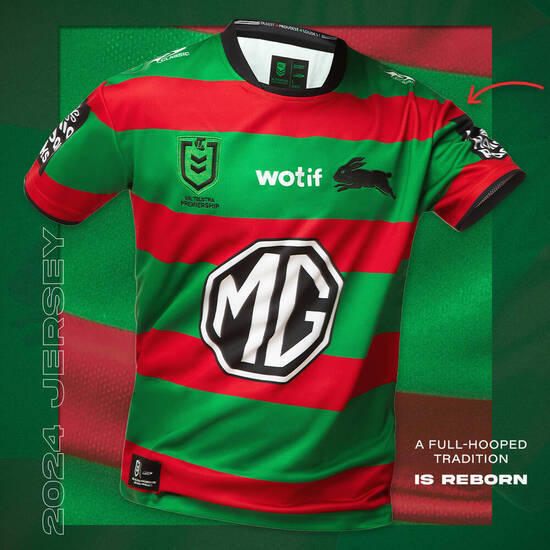 South Sydney Rabbitohs NRL Classic Home Jersey Sizes S-7XL! T4