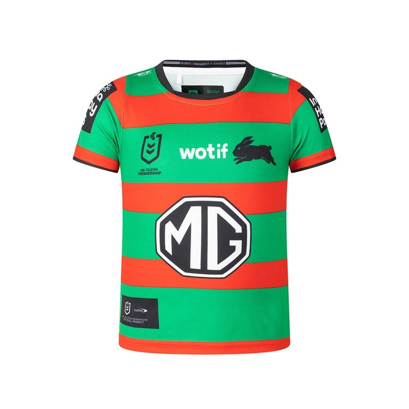 South Sydney Rabbitohs NRL 2025 Home Jersey Toddler Set Sizes 0-6!