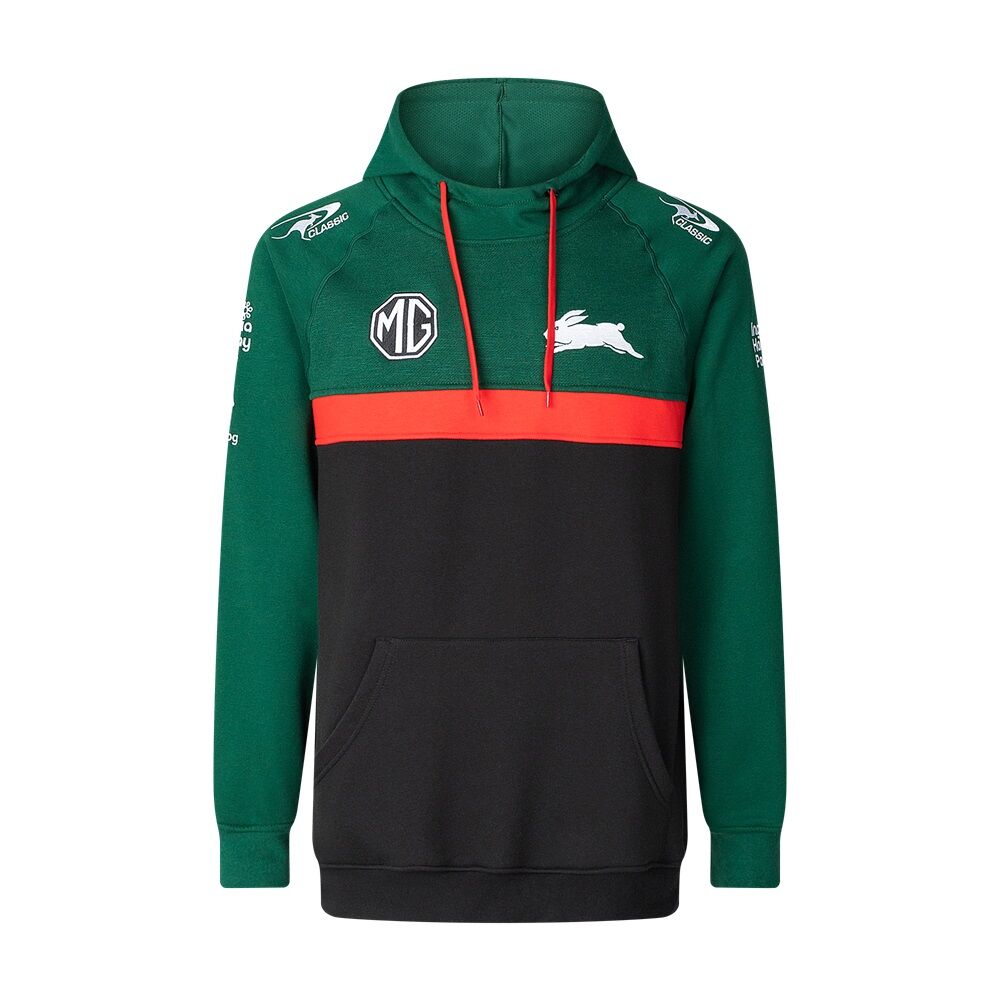 South Sydney Rabbitohs 2025 NRL Players Hoody Hoodie Kids Sizes 6-14 + FREE GIFT*