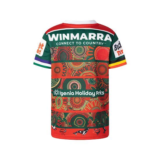 South Sydney Rabbitohs 2026 NRL Classic Indigenous Jersey Kids Sizes 8-14!