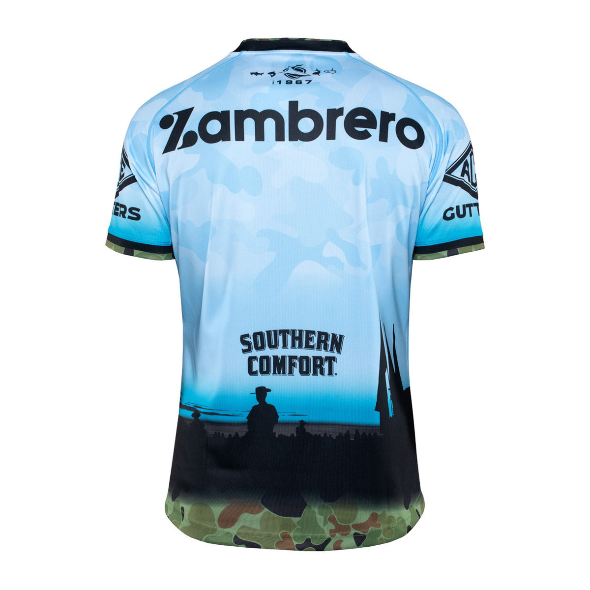 Cronulla Sharks NRL Dynasty ANZAC Jersey Size S-7XL! T2