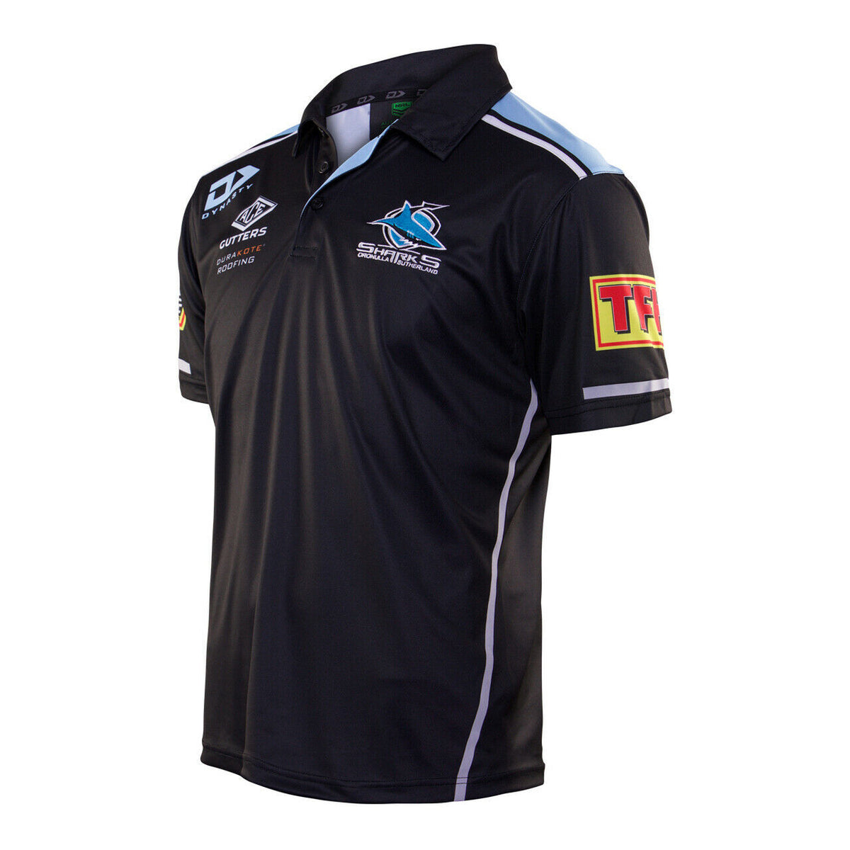Cronulla Sharks NRL 2020 Players Dynasty Black Media Polo Shirt Size S-5XL!