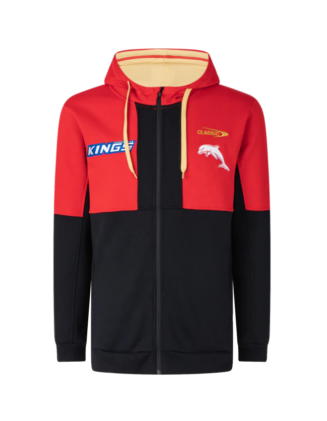 The Dolphins NRL Classic Zip Hoody Hoodie Sizes S-7XL! T3