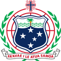 Samoa Rugby League UV Car Samoa Logo Crest Small Decal Sticker