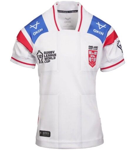England RL 2026 World Cup Home Jersey Sizes 8-14!