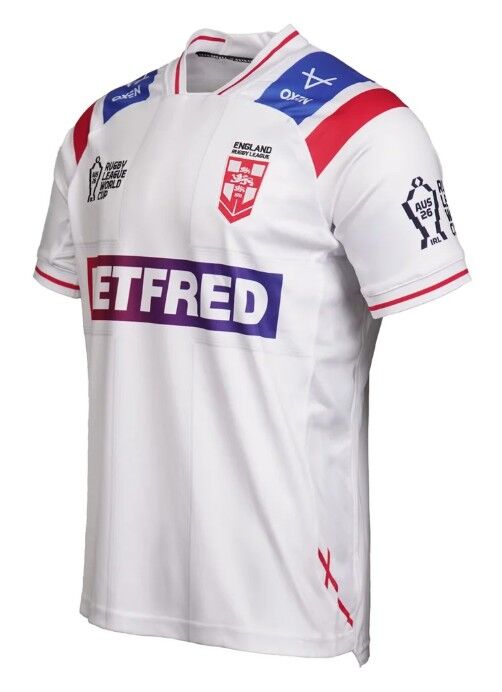 England RL 2026 World Cup Home Jersey Sizes S-3XL!