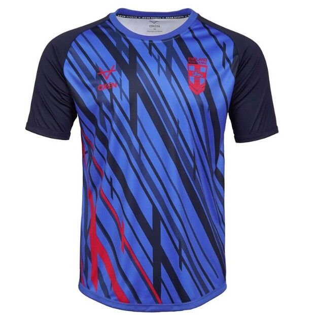 England RL 2026 World Cup Warm Up T Shirt Sizes S-3XL!
