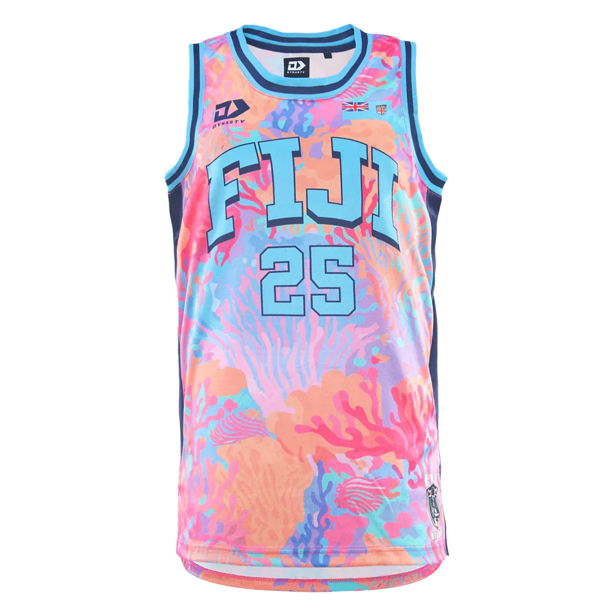 Fiji Bati Rugby League 2025 Players Dynasty Basketball Singlet Sizes S-2XL!