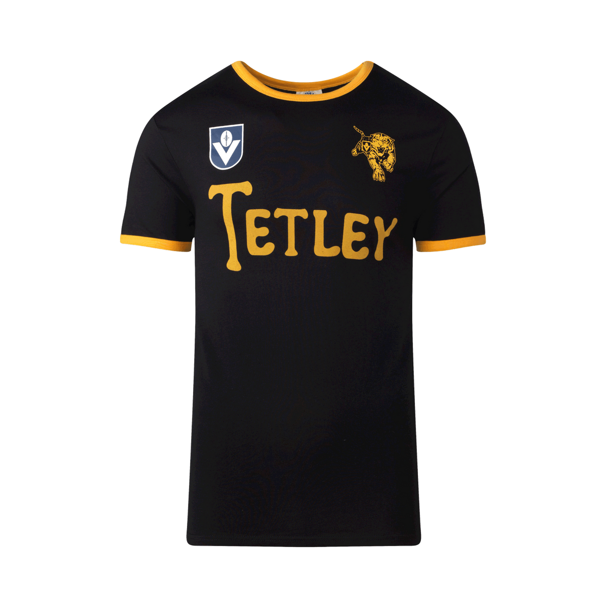 Richmond Tigers AFL Playcorp Throwback T Shirt TETLEY Sizes S-3XL!