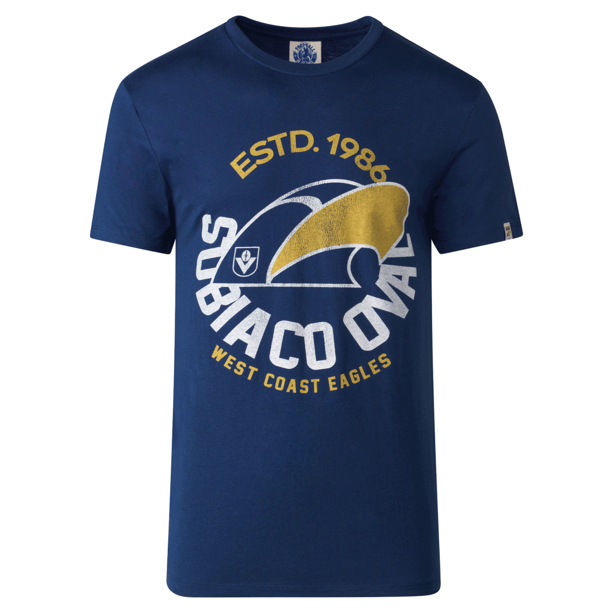 West Coast Eagles AFL Collegiate T Shirt Sizes S-3XL! W22