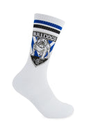 Canterbury Bankstown Bulldogs NRL 2 Pack Team Logo Sneaker Socks!
