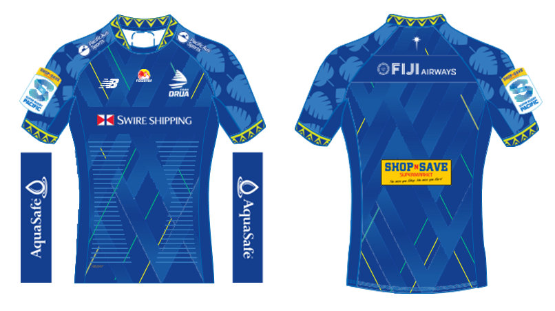 Fiji Drua Rugby 2025 New Balance Rugby Home Jersey Adults Size S-7XL!