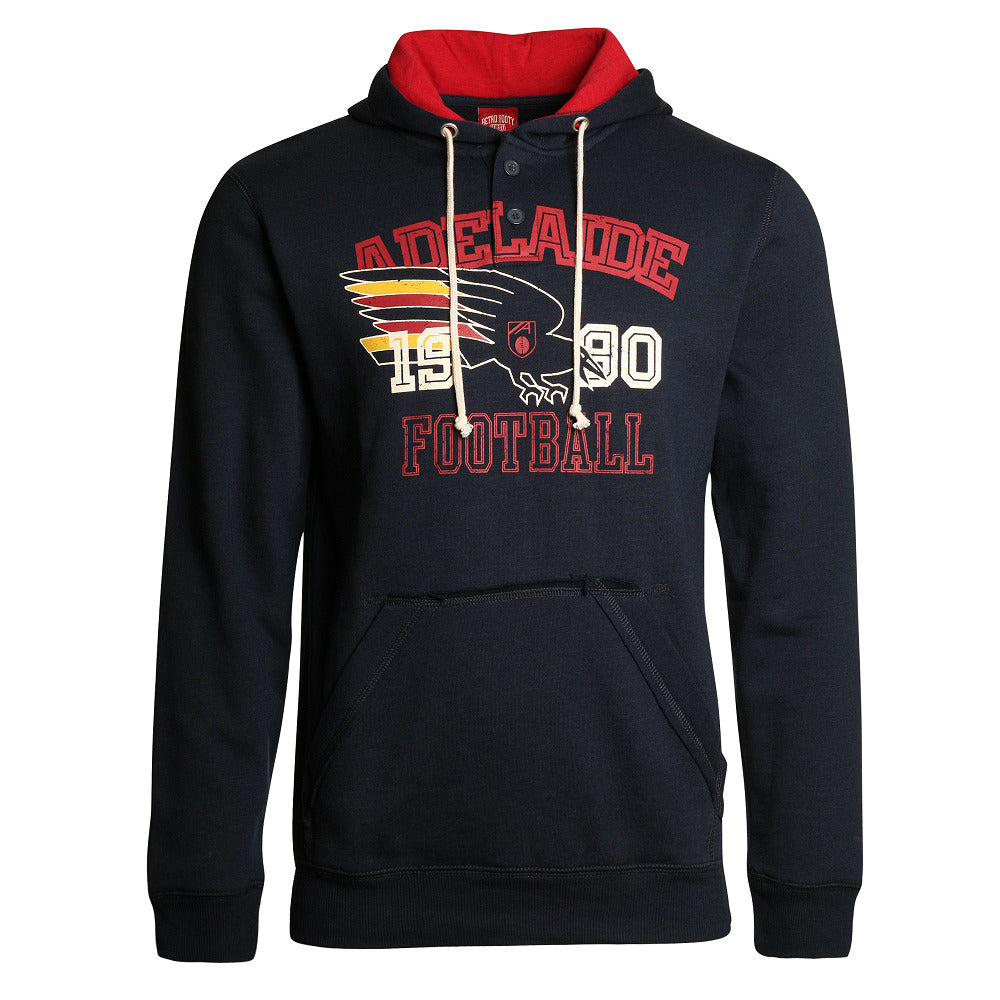 Adelaide Crows AFL Mens Heritage Vintage Logo Hoodie Hoody Sizes S-3XL! W8