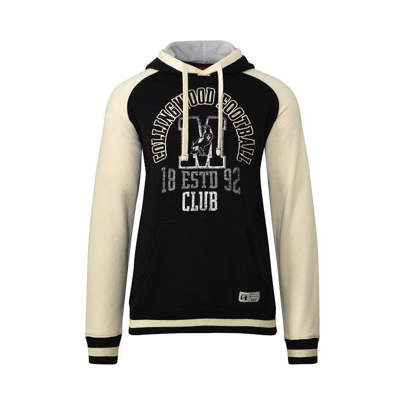 Collingwood Magpies AFL Vintage Collegiate Pullover Hoody/Hoodie S-3XL W9