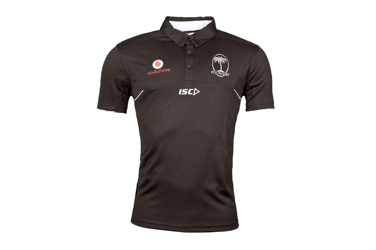 Fiji Rugby ISC Players Black Polo Shirt Sizes S-5XL! Fiji Rugby!