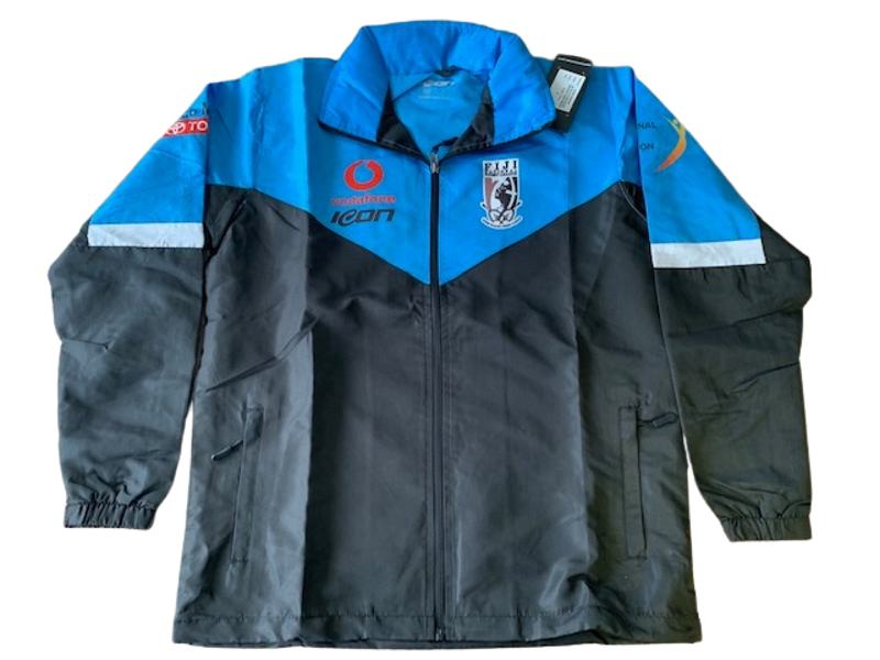 Fiji Rugby League Icon Sports Wet Weather Jacket Hoody Hoodie Sizes S-5XL!