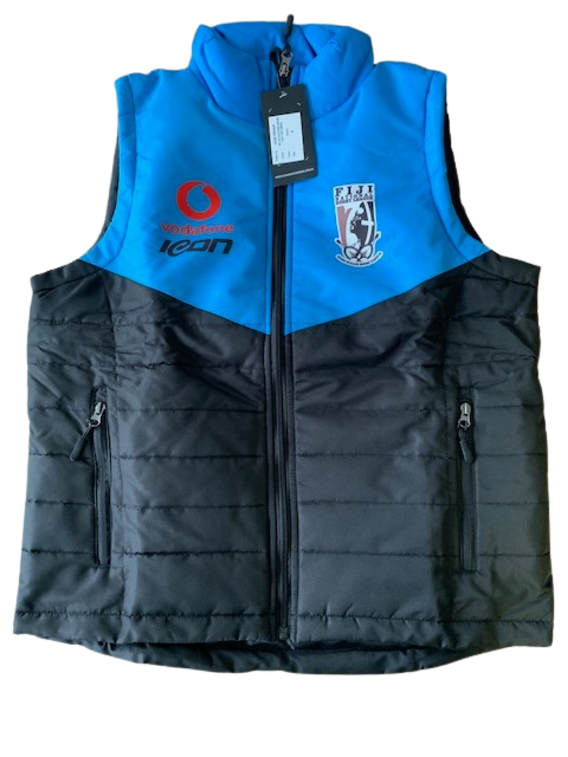 Fiji Rugby Icon Sports Puffer Vest Adults Sizes S-5XL! In Stock!