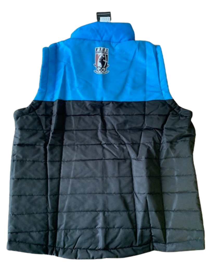 Fiji Rugby Icon Sports Puffer Vest Adults Sizes S-5XL! In Stock!