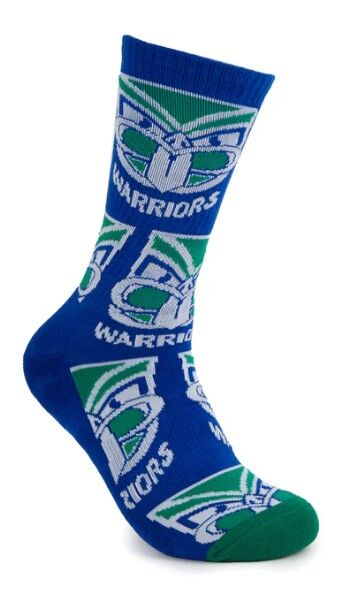 New Zealand Warriors NRL Embroidered Sneaker Socks 2 Pack!