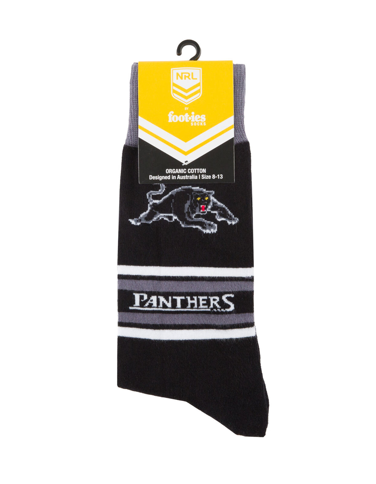 Penrith Panthers NRL Cotton Striped Socks Adults Sizes M/L!