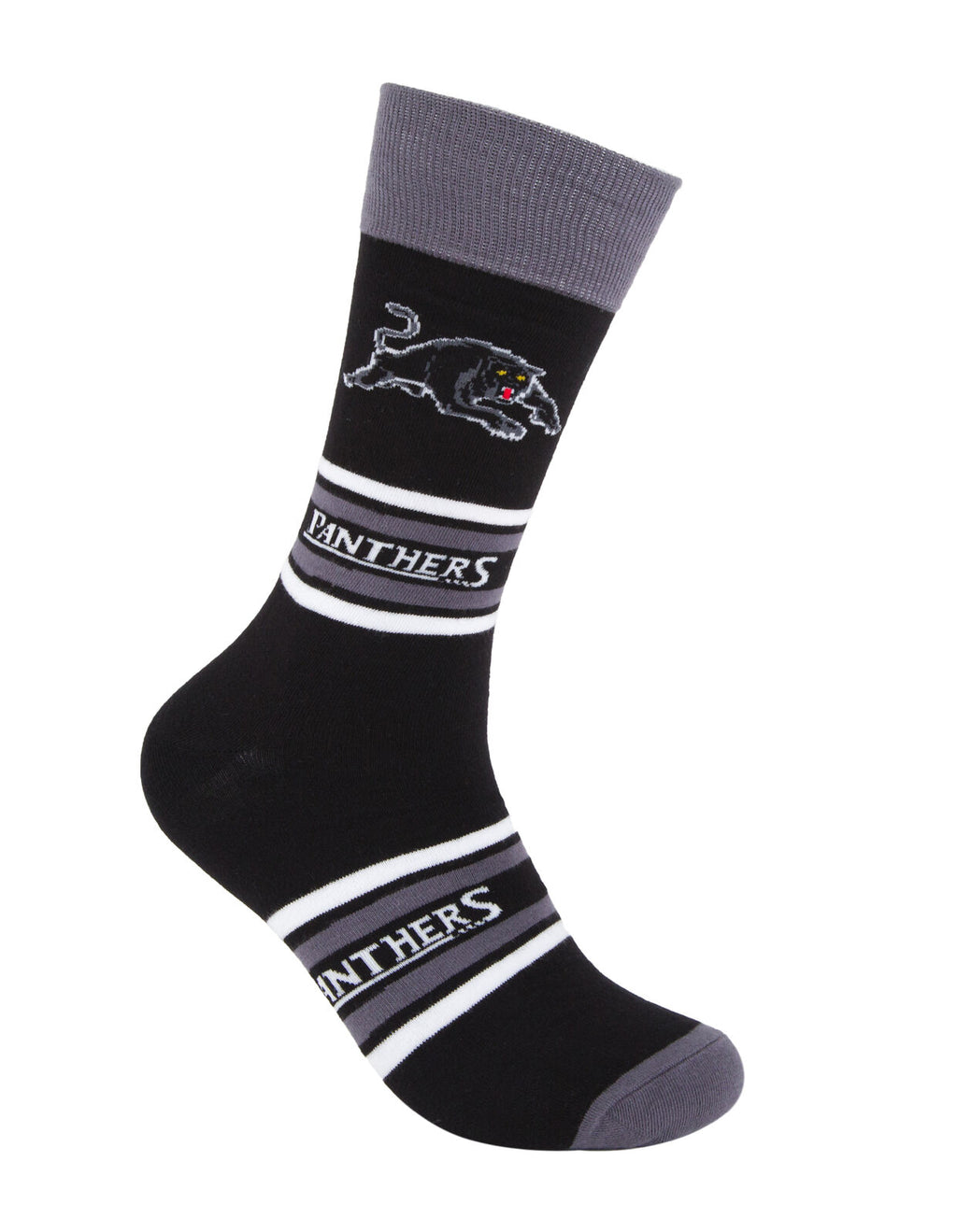 Penrith Panthers NRL Cotton Striped Socks Adults Sizes M/L!