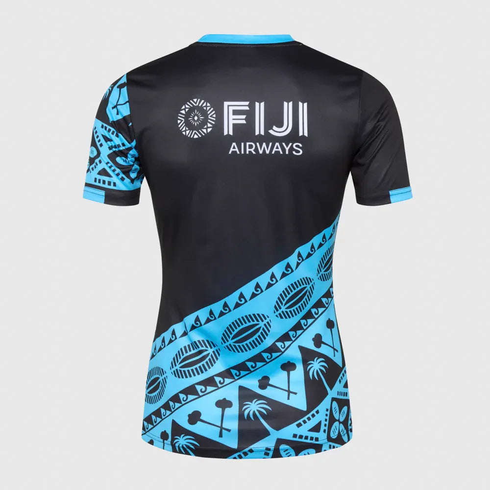 Fiji Rugby Union 2025 Umbro Players Rugby Pre Match Shirt Adults Size S-7XL!