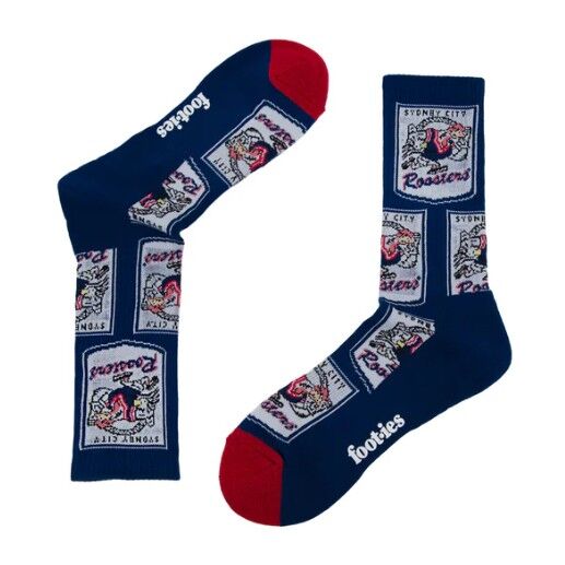 Sydney Roosters NRL Retro Sneaker Socks 2 pack!