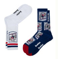 Sydney Roosters NRL Retro Sneaker Socks 2 pack!