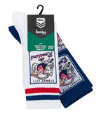 Sydney Roosters NRL Retro Sneaker Socks 2 pack!