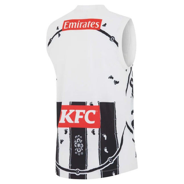 Collingwood Magpies AFL Indigenous Guernsey Sizes S-3XL! T4