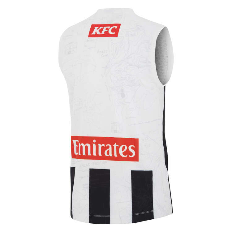 Collingwood Magpies AFL ANZAC Guernsey Sizes S-3XL! T4