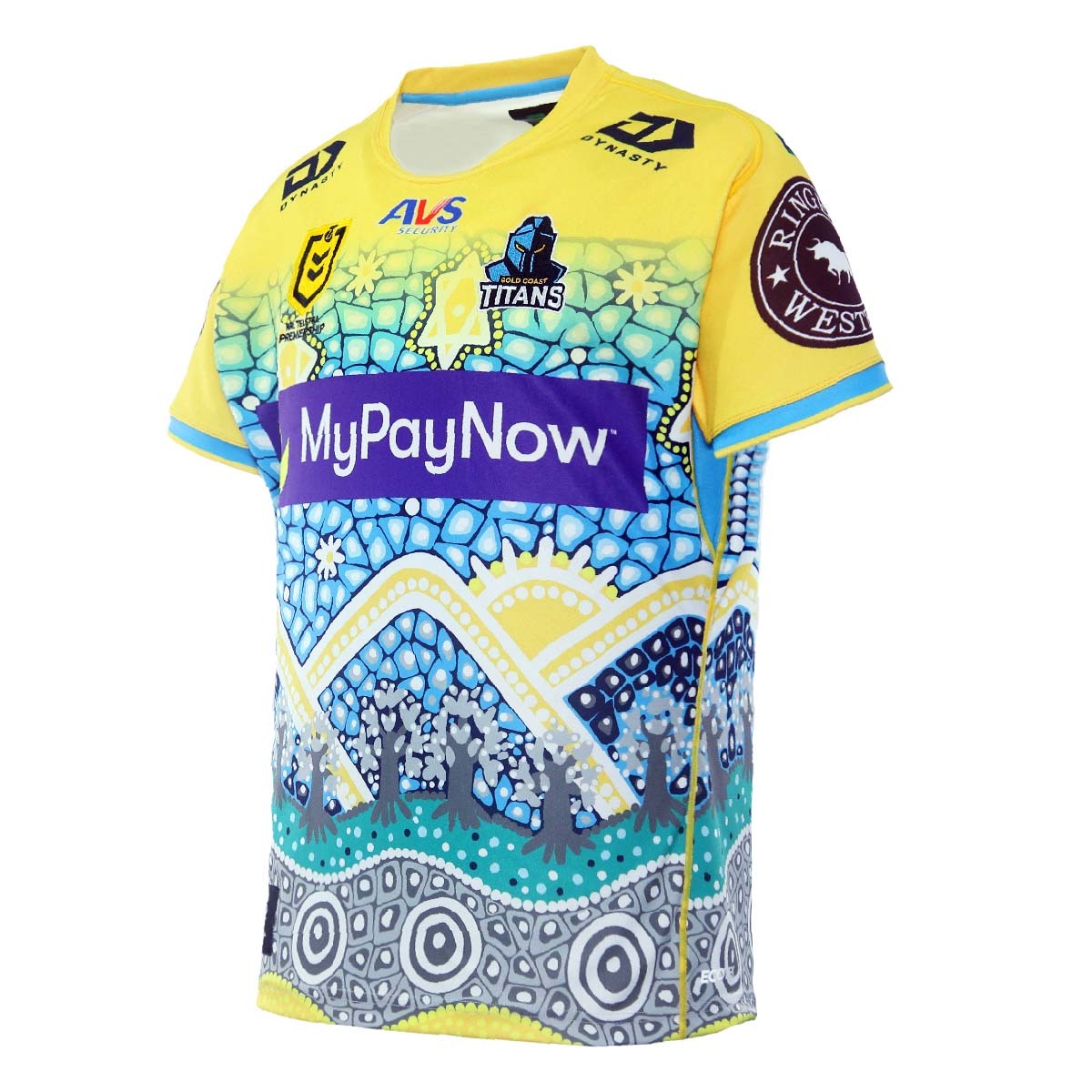 Gold Coast Titans NRL Dynasty Indigenous Jersey Sizes S-3XL! T3