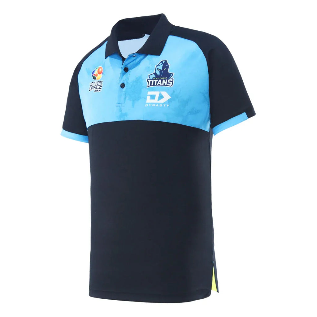 Gold Coast Titans NRL 2025 Dynasty Media Polo Shirt Sizes S-3XL!