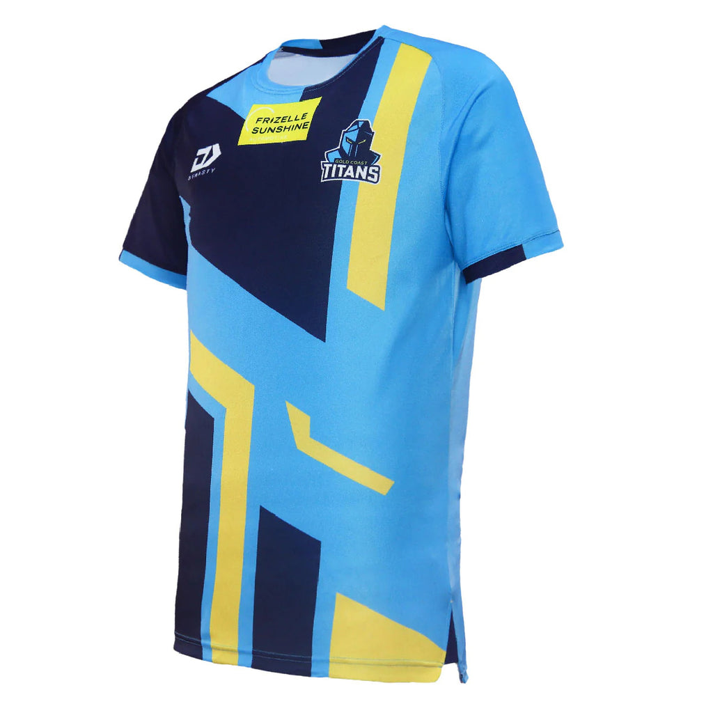Gold Coast Titans NRL Dynasty Captains Run Tee Shirt Sizes S-3XL! T4