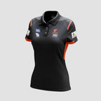GWS Giants AFL 2020 AFL XBlades Ladies Media Polo Gunmetal Sizes 8-18!