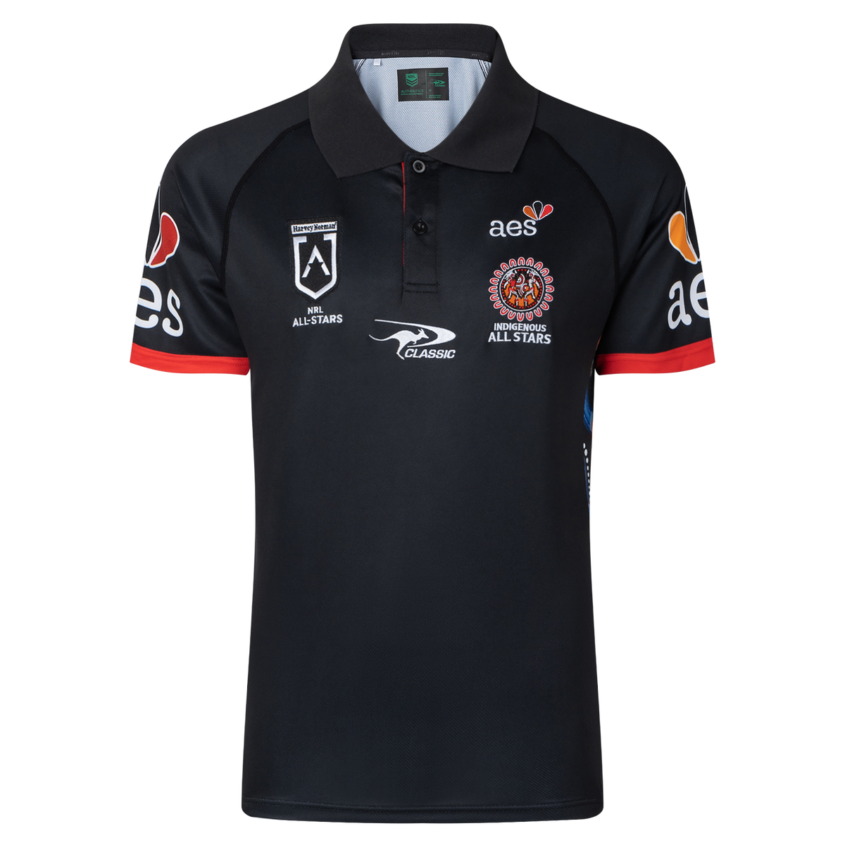 IAS Indigenous All Stars Performance Polo Sizes S-7XL! T3
